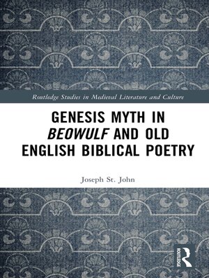 cover image of Genesis Myth in Beowulf and Old English Biblical Poetry